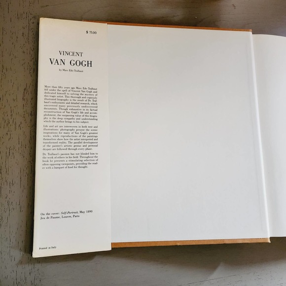 Vincent Van Gogh by Marc Edo Tralbaut Hardcover Table Book Printed Italy 1969 - Picture 2 of 14
